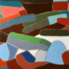 Abstract Landscape Oil Painting by Corinne Robbins