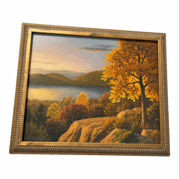 David Jermann Va Landscape Painting, Framed David Jermann Va Landscape Painting, Framed