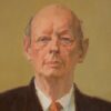 David Poole A.R.CA., R.P., Portrait of Robert Strauss Seated, Oil on Board, 1977