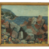 Enar Johansson, Motif from Strandhagen, Arild, 1970s, Oil Painting, Framed