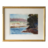 Framed Original Landscape Watercolor Painting