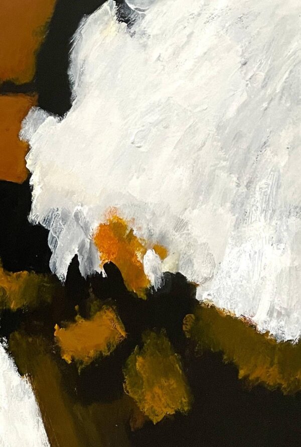 Handsome Ca. 1968 Abstraction by Artist Elva Levy Handsome Ca. 1968 Abstraction by Artist Elva Levy