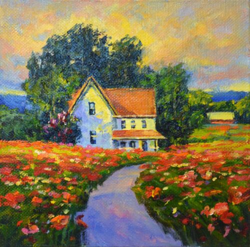 Landscape 5.Modern Original Painting.