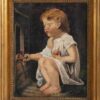 M. Gloria, Portrait of a Girl, Oil on Canvas