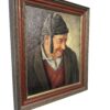 Martin Anzinger, Smiling Man Portrait, 1950s, Oil on Canvas, Framed