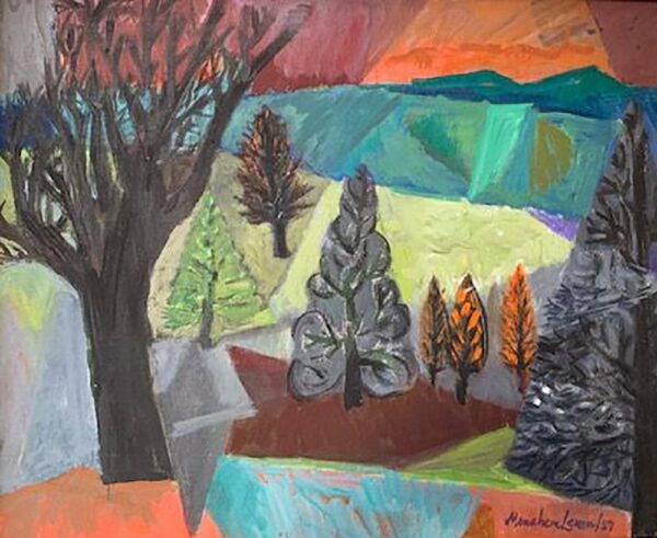 Menahem Lewin Landscape Menahem Lewin Landscape