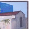 Modernist Tropical Oil Painting on Canvas