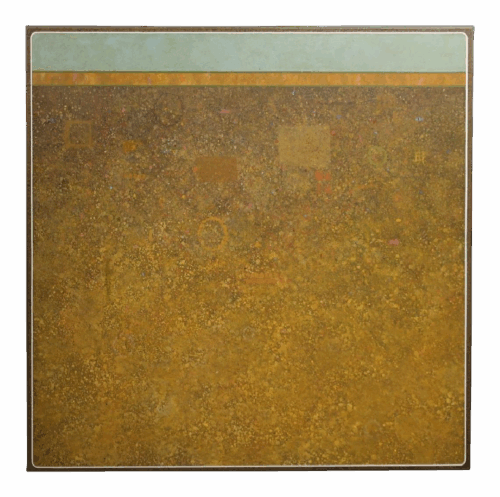 Original Elwood Howell 1974 Abstract Painting - 5x5'