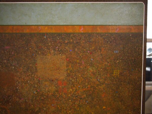 Original Elwood Howell 1974 Abstract Painting - 5x5' Original Elwood Howell 1974 Abstract Painting - 5x5'