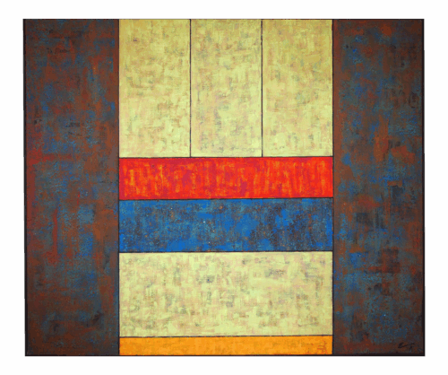 Original Richard Dick Elliott 1975 Abstract Painting