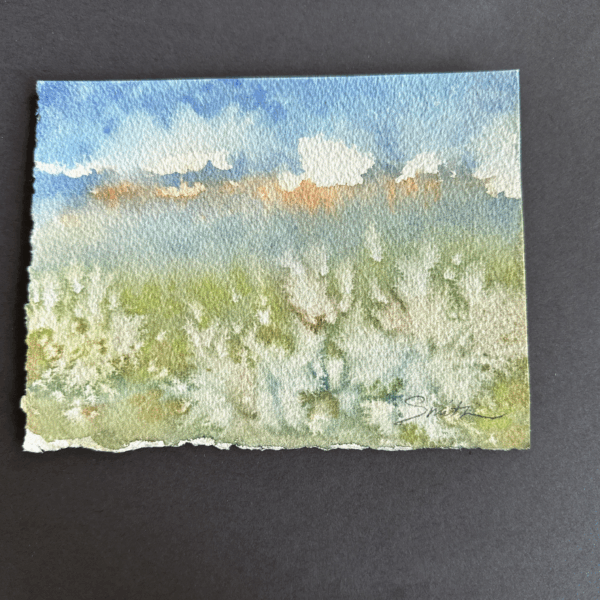 Original Watercolor Landscape Original Watercolor Landscape