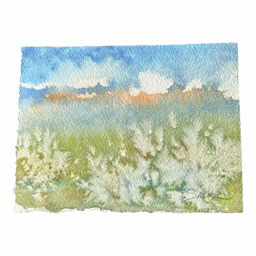 Original Watercolor Landscape