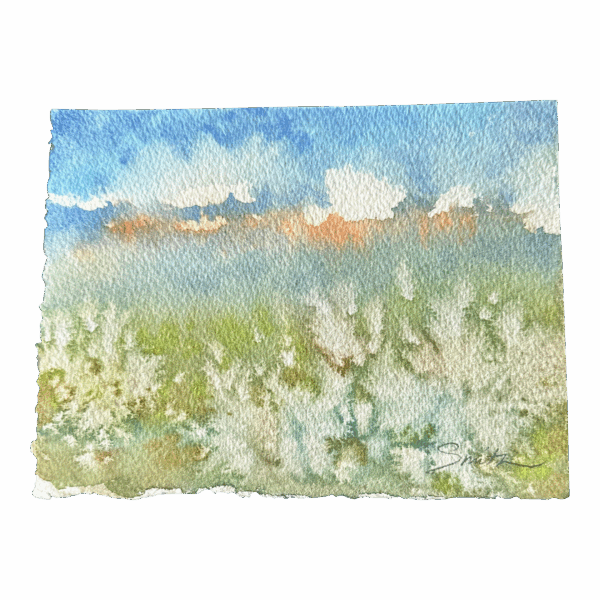 Original Watercolor Landscape Original Watercolor Landscape
