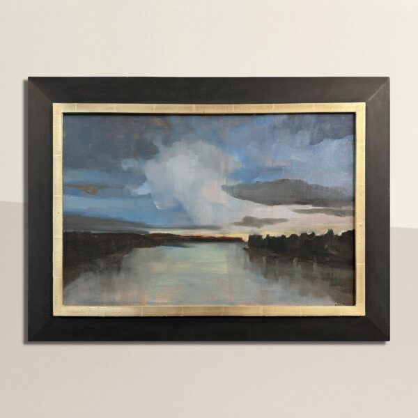 Sunset Landscape Painting by Mira Módly Sunset Landscape Painting by Mira Módly