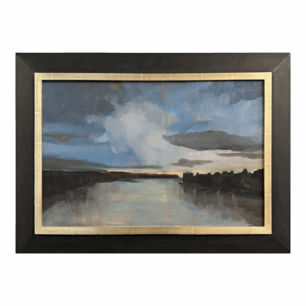 Sunset Landscape Painting by Mira Módly Sunset Landscape Painting by Mira Módly