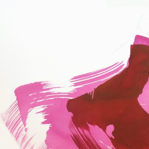The Violet Dress 14 - Original Painting Abstract Figurative Painting by Bettina Mauel The Violet Dress 14 - Original Painting Abstract Figurative Painting by Bettina Mauel