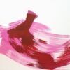 The Violet Dress 14 - Original Painting Abstract Figurative Painting by Bettina Mauel